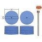PRX-28294-Proxxon disc-shaped silicone polishers, Ø 22mm, 10 pieces