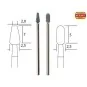 PRX-28270-Meules en carbure de silicium, forme pointues (x2) Proxxon - PRX-28270
