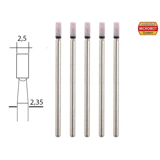 PRX-28774-Meules en corindon, Ø 2.5mm (x5) Proxxon