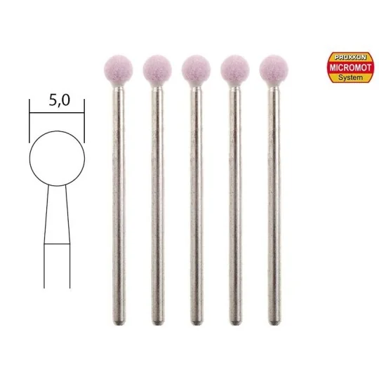 PRX-28772-Meules en corindon, Ø 5mm (x5) Proxxon - PRX-28772