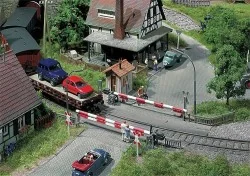 Faller 120172 Model Kit, Non-Motorized Level Crossing - Faller_120172
