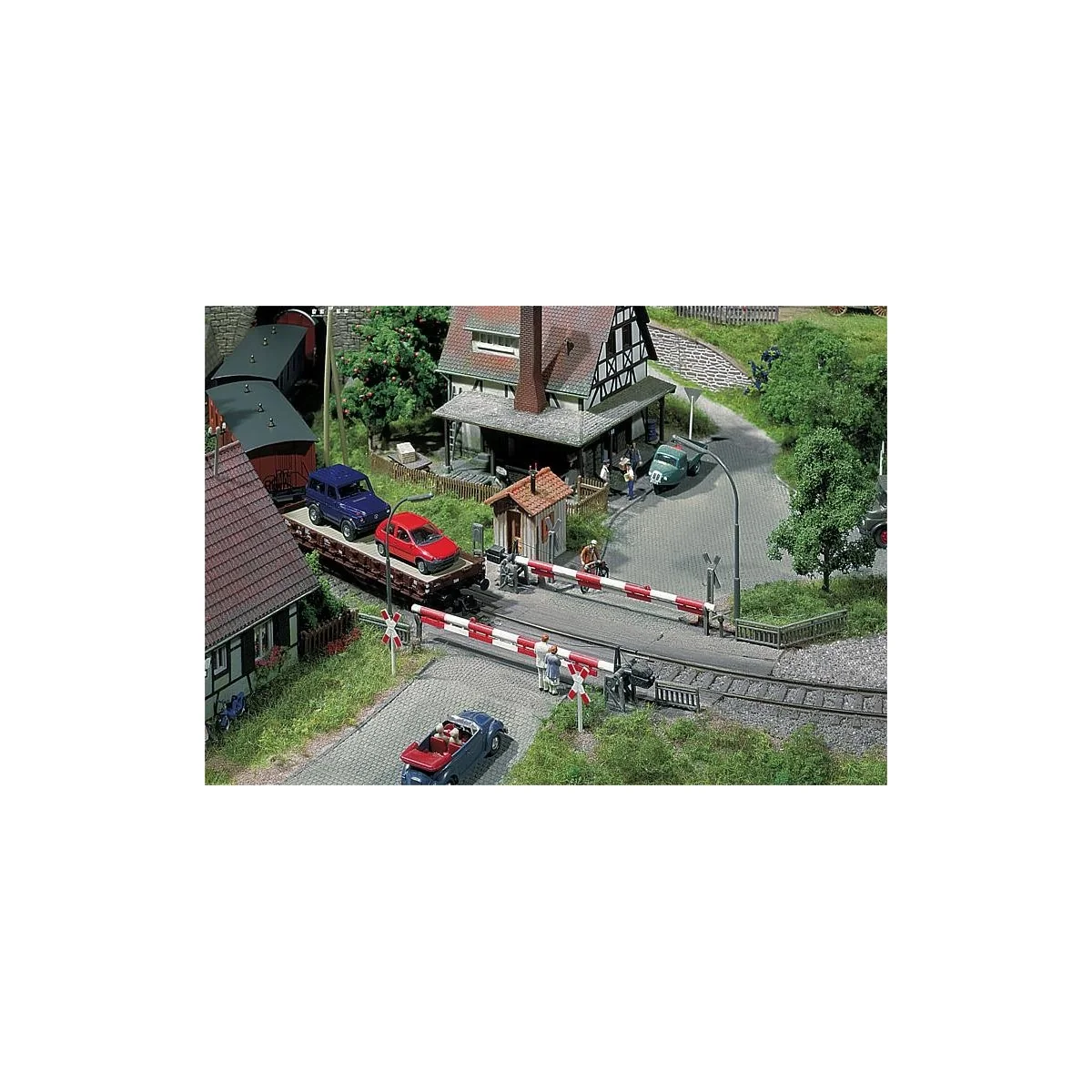 Faller 120172 Maquette, passage à niveau non motorisé Faller Faller_120172 - 1 Faller 120172 Maquette, passage à niveau non motorisé Faller Faller_120172 - 1