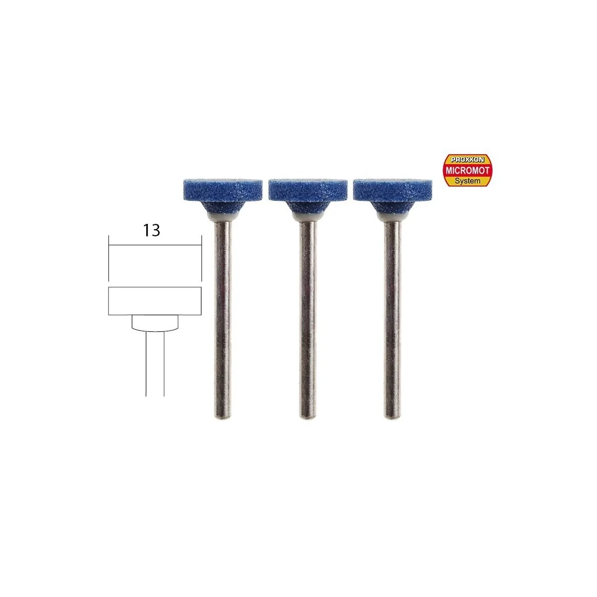 Meules en corindon, disque Ø 13mm (x3) Proxxon Proxxon PRX-28783 - 1