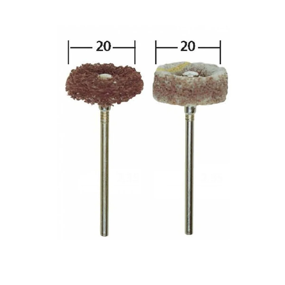 Proxxon 20mm Nylon Non-Woven Sanding Brushes Proxxon 20mm Nylon Non-Woven Sanding Brushes