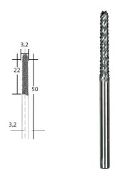Fraise en métal dur Ø 3,2mm Proxxon Proxxon PRX-28757 - 1