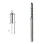Fraise en métal dur Ø 3,2mm Proxxon Proxxon PRX-28757 - 1 PRX-28757-Fraise en métal dur Ø 3,2mm Proxxon - PRX-28757