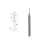 Proxxon 1mm Diameter Carbide Milling Cutter PRX-28758-Proxxon 1mm diameter carbide end mill - PRX-28758