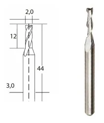 Fraise en métal dur Ø 2mm Proxxon Proxxon PRX-28759 - 1
