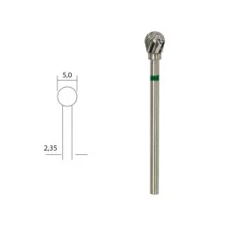 Proxxon 5mm diameter carbide end mill with round head