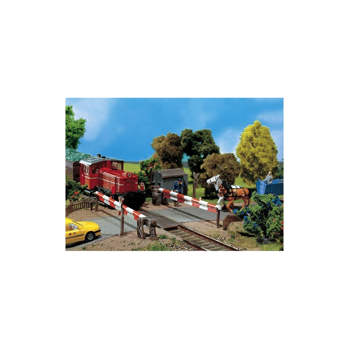 Faller 120173 Model Kit, Non-Motorized Level Crossing - Faller_120173