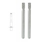 PRX-28722-Cutter tip steel wolfram-vanadium, cylindrical Ø 3mm (x2) Proxxon