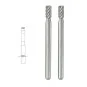 PRX-28722-Proxxon 3mm diameter cylindrical steel tip milling cutter, wolfram-vanadium alloy (x2) - PRX-28722