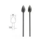 Proxxon 6mm flame-cut steel end mill (x2) PRX-28724-Proxxon 6mm flame-cut steel end mill (x2) - PRX-28724