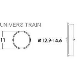Roco 40070 Traction Tires for Locomotives x 10 - Roco - Roco_40070