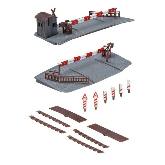 Faller_120173-Faller 120173 Model Kit, Non-Motorized Level Crossing