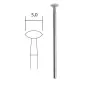PRX-28250-Embout de meulage diamanté bombé Ø 5,0 mm Proxxon - PRX-28250