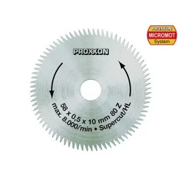 Circular saw blade Super-cut alternating toothing 58 mm, 80 teeth P...