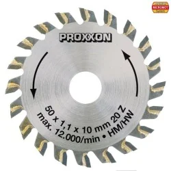 Circular saw blade with carbide wafers 50 mm, 20 teeth Proxxon - PR...