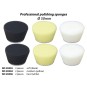 PRX-29092-Conical polishing sponge Ø 50 mm, soft (black) (x2) Proxxon