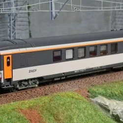 LS Models 40340 Vru-Sru Club 34 Passenger Car, Corail, Noodle Logo,...