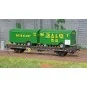 Ree models WB620 UFR Biporteur brown wagon, 2 SOTRALEST box trailers WB-620-Ree models WB620 UFR Biporteur brown wagon, 2 SOTRALEST box trailers