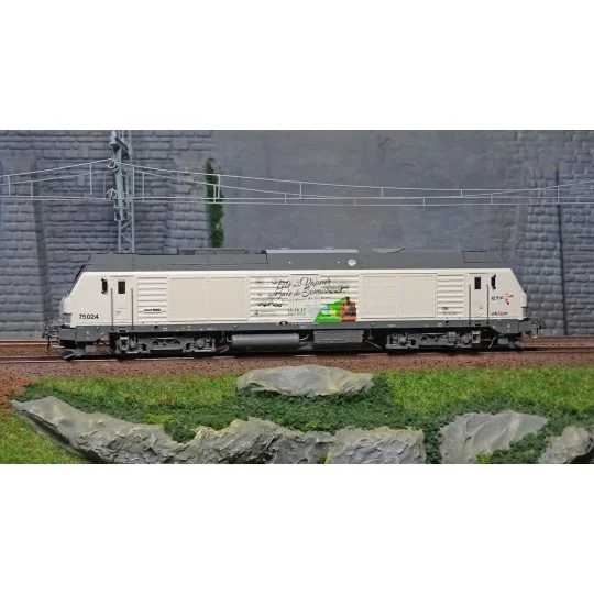 Os.Kar_OS7504DCCS-Os.Kar OS7504DCCS Locomotive diesel BB 75024, ETF, Baie de Somme, édition limitée 50 ans du CFBS, digitale sonore