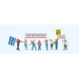 Preiser 10787 Personnages, Manifestants retraite Preiser Preiser_10787 - 1 Preiser_10787-Preiser 10787 Personnages, Manifestants retraite