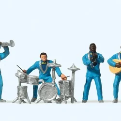 Preiser 10112 Personnages, Groupe de musiciens Jazz Preiser Preiser_10112 - 1