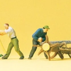 Preiser 10495 Personnages, Bûcherons et bûches Preiser Preiser_10495 - 1