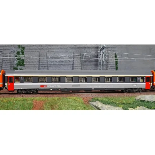 MW_1806-Models World 1806 Set of 8 Cars Paris-Basel-Zurich EC 114/115 Crossbow (1994-1998) SSB / CFF