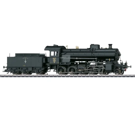 Trix_25252-Trix 25252 Steam locomotive with separate tender C 5/6, SBB, digital sound, smoke