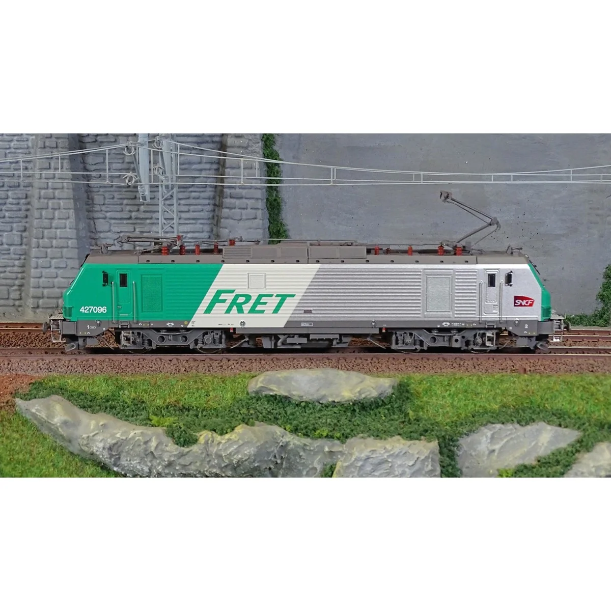 Os.Kar OS2701DCCS Electric locomotive BB 427096, SNCF, FRET, carmil...