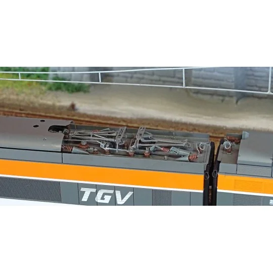 TGV-001-Ree Modeles TGV001 Set de 5 éléments TGV PSE Rame Origine N°69, SNCF