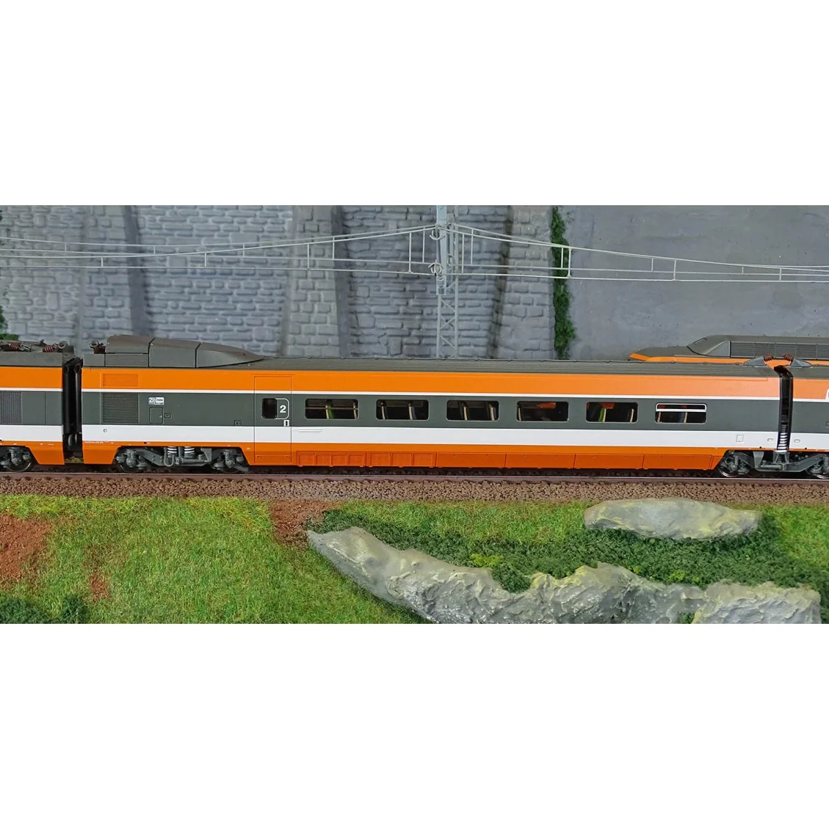 Ree Modeles TGV001 Set of 5 TGV PSE Trainset (Original Trainset No....