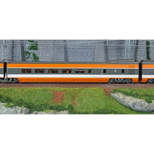 TGV-001-Ree Modeles TGV001 Set de 5 éléments TGV PSE Rame Origine N°69, SNCF