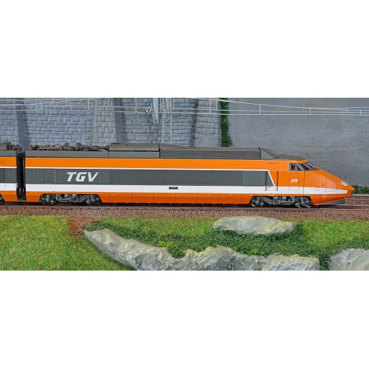 TGV-001-Ree Modeles TGV001 Set de 5 éléments TGV PSE Rame Origine N°69, SNCF