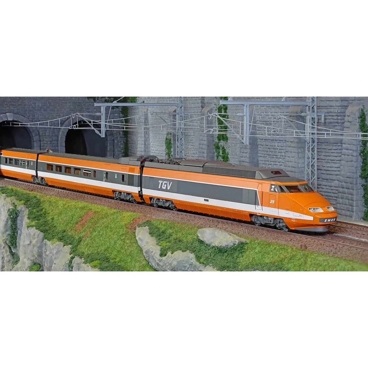 Ree Modeles TGV001 Set de 5 éléments TGV PSE Rame Origine N°69, SNCF Ree Modeles TGV-001 - 8