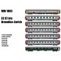 MW_1803-Models World 1803 Set of 7 EC 97 Iris Coaches, SBB, Strasbourg - Zurich