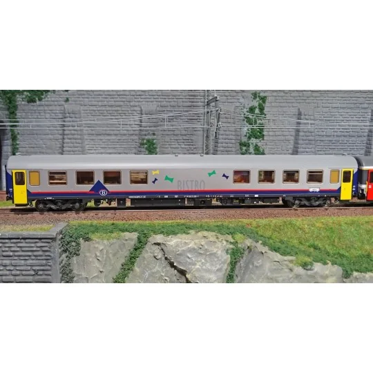 MW_1803-Models Word 1803 Set de 7 Voitures EC 97 Iris, SBB, Strasbourg - Zurich