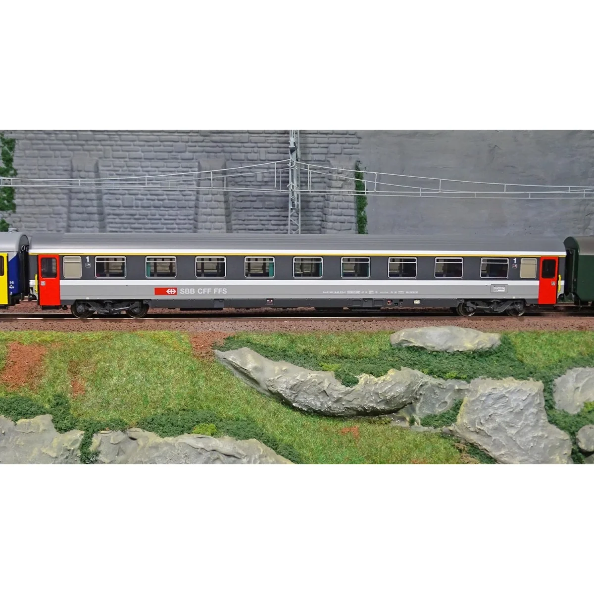 Models World 1803 Set of 7 EC 97 Iris Coaches, SBB, Strasbourg - Zu...