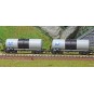NW-230-REE Modeles NW230 Set of 2 ANF tank wagons, Lubricant Transport, SNCF, MILLET, N- 1/160