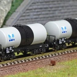 REE Modeles NW230 Set of 2 ANF tank wagons, Lubricant Transport, SN...