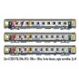 Lsm_41208-LS Models 41208 Set de 3 voitures Vtu VTU, B11tu PLC+ B11tu + B11tu, livrée Alsace, SNCF, logo carmillon