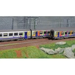 LS Models 41208 Set of 3 Vtu coaches: VTU, B11tu PLC+, B11tu + B11t...