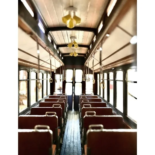 53011-OcCre 53011 Buenos Aires Tram 1/24 scale wood and metal construction kit