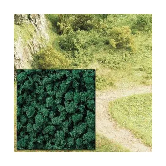 Busch_7363-Busch 7363 Foam flocking, dark green bush