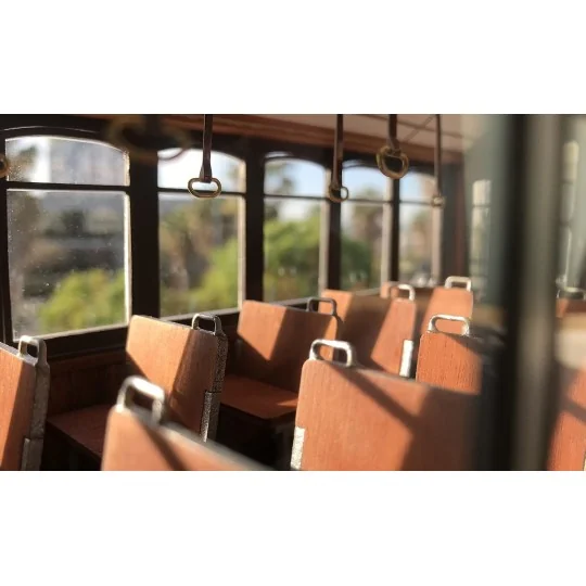 53011-OcCre 53011 Buenos Aires Tram 1/24 scale wood and metal construction kit