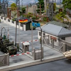 Faller 144102 Model Kit, Guard Post with Barrier - Faller - Faller_...