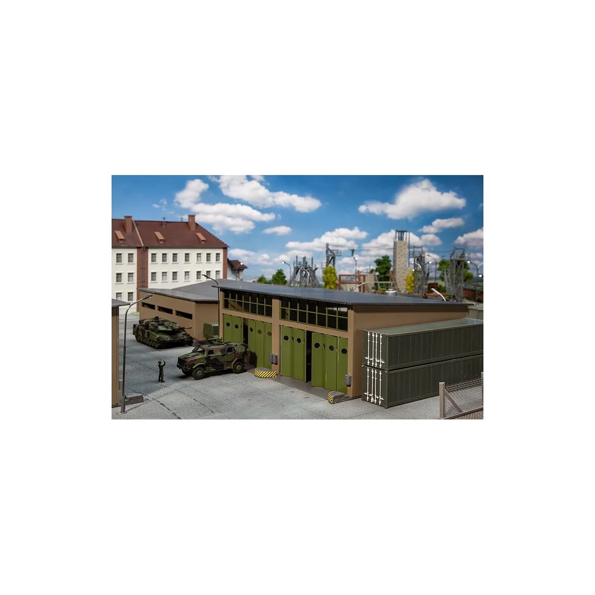 Faller 144103 Model Kit, Military Repair Hall Faller 144103 Model Kit, Military Repair Hall