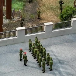 Faller 144120 Model Kit, Barracks Fence - Faller - Faller_144120